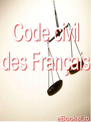 cover image of Code civil des français